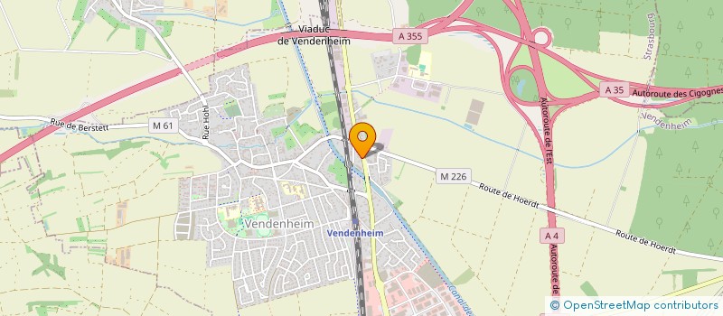 localisation de l'entreprise ESBAU FRANCE à ECKWERSHEIM