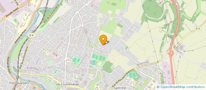 localisation de l'entreprise ESBB-SL SECTION 60 ANS ET + ETOILE SPORTIVE DE BADMINTON A BUXEROLLES SANTE LOISIR SECTION 60 ANS ET + à BUXEROLLES