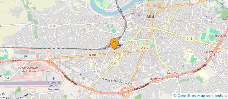 localisation de l'entreprise ESBC à ALBI