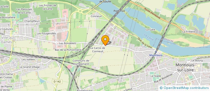 localisation de l'entreprise ESBE à MONTLOUIS-SUR-LOIRE