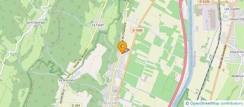 localisation de l'entreprise ESBE L'EQUILIBRE  LA BUISSIERE