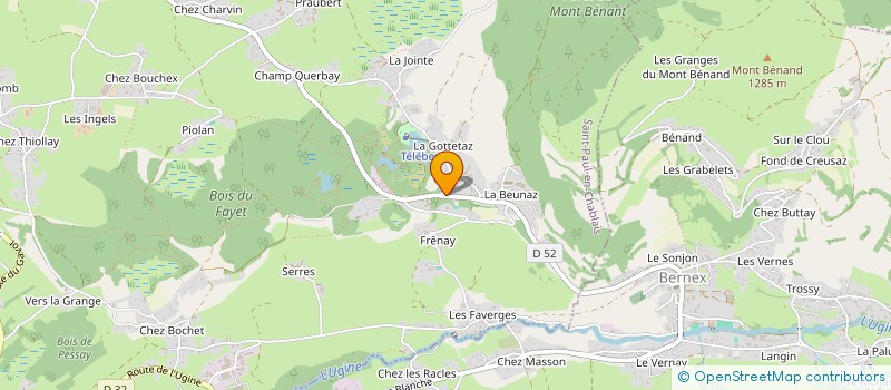 localisation de l'entreprise ESBEDE  SAINT-PAUL-EN-CHABLAIS