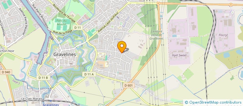 localisation de l'entreprise ESBEE CREATIONS à GRAVELINES