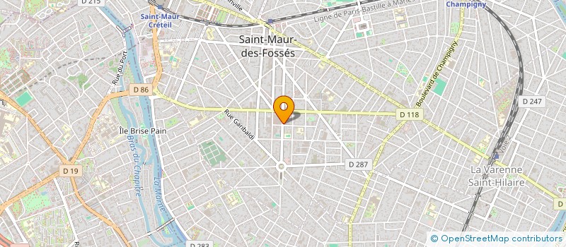 localisation de l'entreprise ESBH à SAINT-MAUR-DES-FOSSES