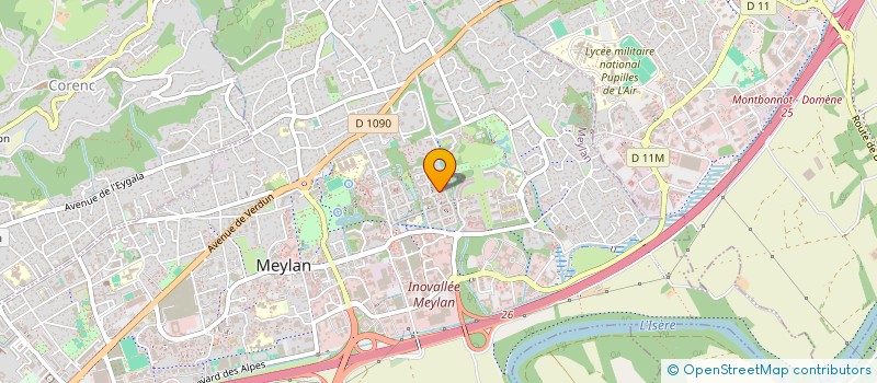 localisation de l'entreprise ESBJ à MEYLAN