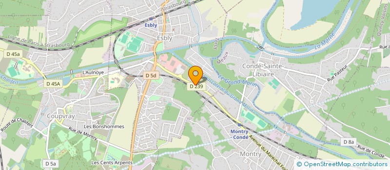localisation de l'entreprise ESBLY PALETTES à ESBLY