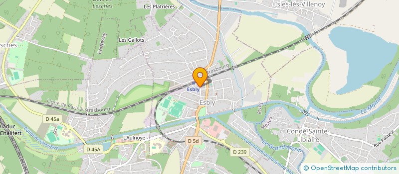 localisation de l'entreprise ESBLY VIDEO SON  ESBLY