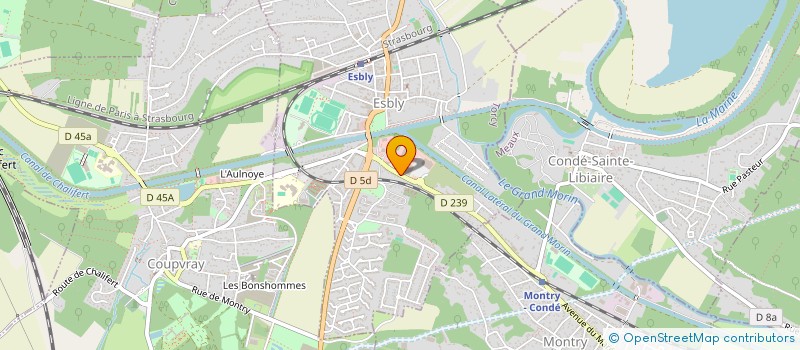 localisation de l'entreprise ESBLYDIS à ESBLY