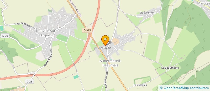 localisation de l'entreprise ESBM  AUBERMESNIL-BEAUMAIS