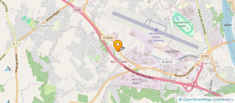 localisation de l'entreprise ESBTP à ESTILLAC