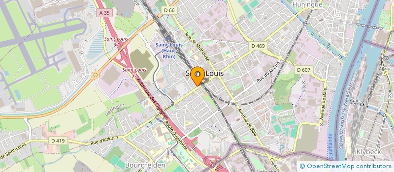 localisation de l'entreprise ESC 3F  SAINT-LOUIS