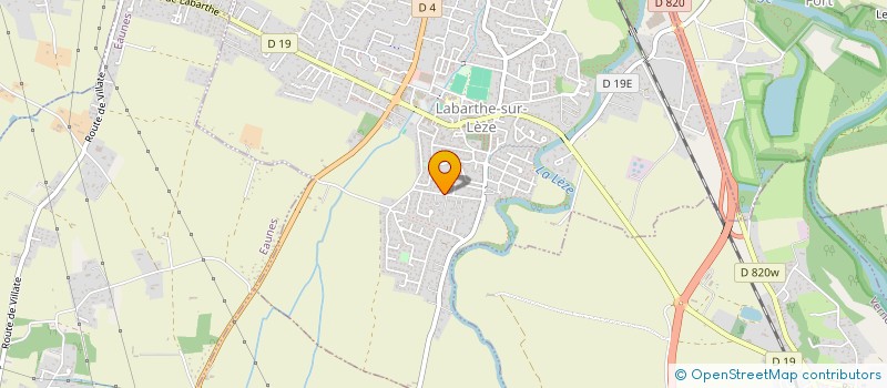 localisation de l'entreprise ESC  LABARTHE-SUR-LEZE