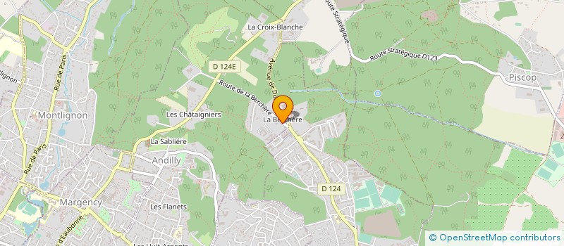 localisation de l'entreprise ESC BATIMENT à ANDILLY