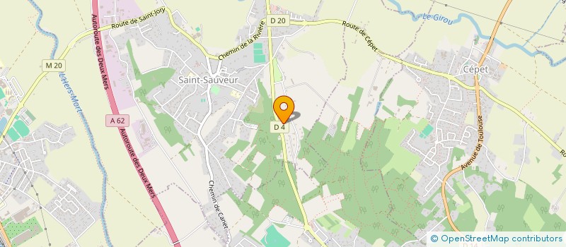 localisation de l'entreprise ESC BATIMENT GENERAL à SAINT-SAUVEUR