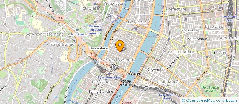 localisation de l'entreprise ESC COMMUNICATION  LYON