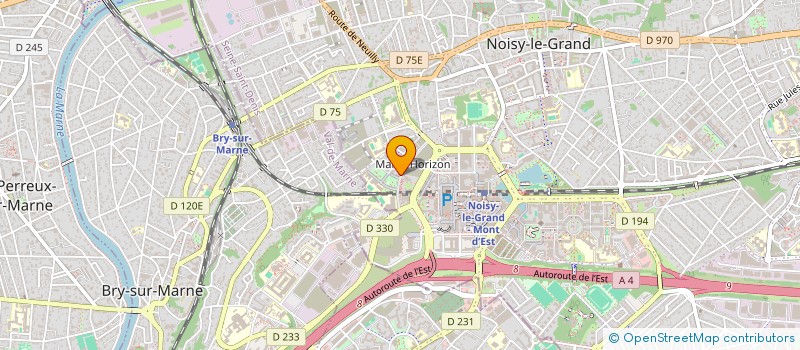 localisation de l'entreprise ESC EXPERT CONSTRUCTION  NOISY-LE-GRAND