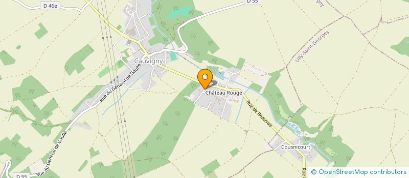 localisation de l'entreprise ESC GESTION  CAUVIGNY