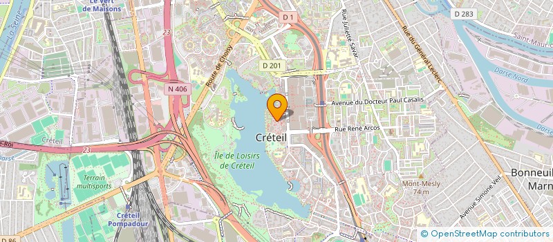 localisation de l'entreprise ESC GROUP  CRETEIL