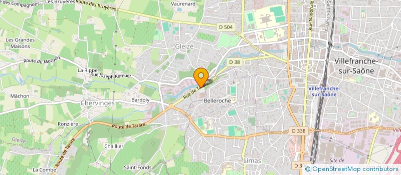 localisation de l'entreprise ESC HOLDING  GLEIZE