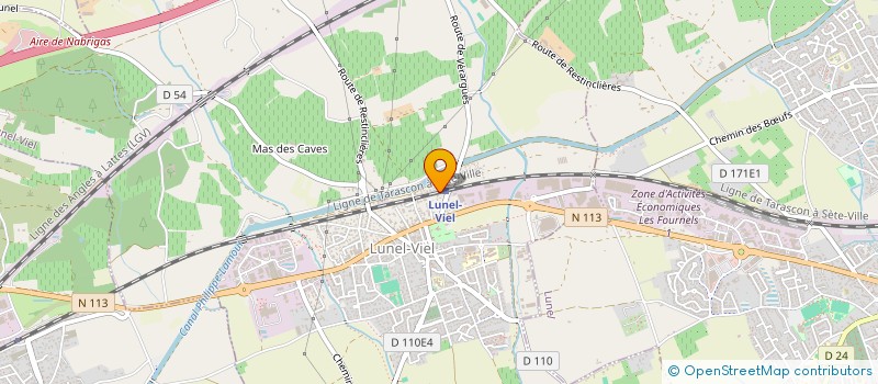 localisation de l'entreprise ESC MAINTENANCE  LUNEL-VIEL