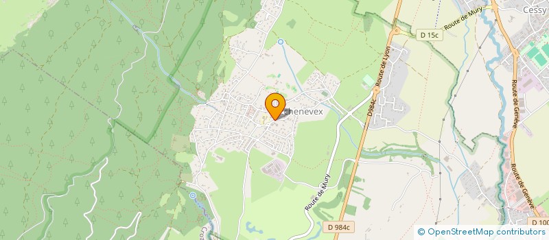 localisation de l'entreprise ESC OLYMPIQUE ECHENEVEX SEGNY CHEVRY à ECHENEVEX
