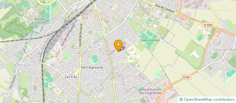 localisation de l'entreprise ESCA'PAD à ARRAS
