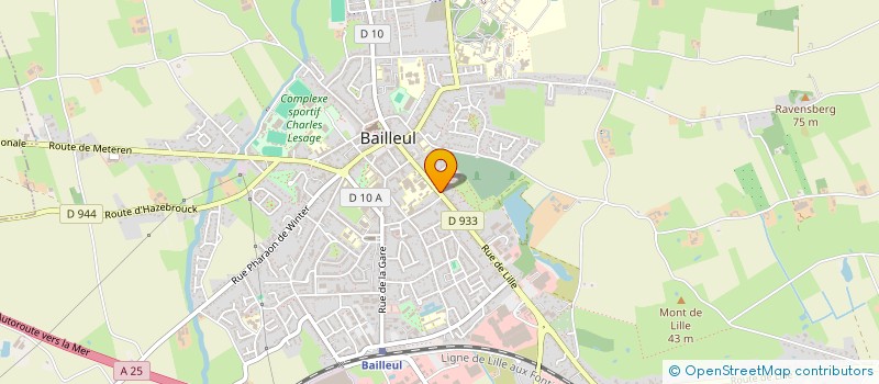 localisation de l'entreprise ESCABELLE à BAILLEUL