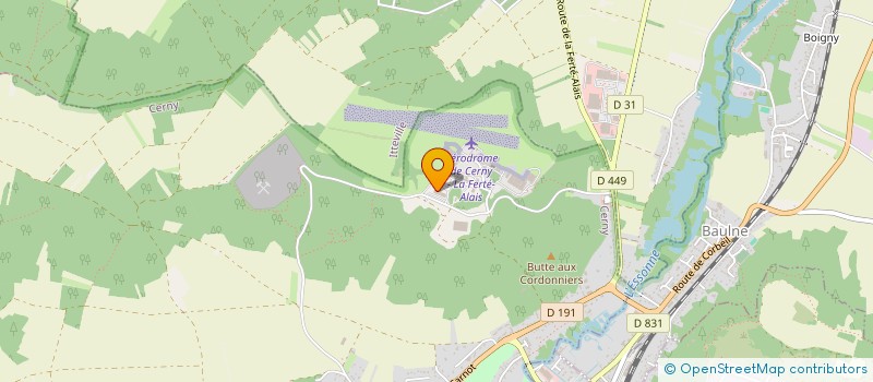 localisation de l'entreprise ESCADRILLE à CERNY
