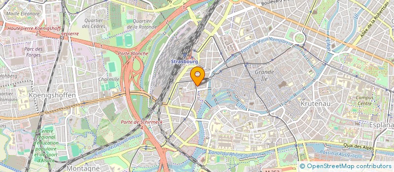 localisation de l'entreprise ESCADRILLES POETIQUES à STRASBOURG