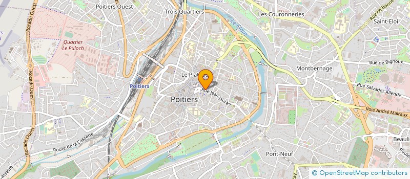 localisation de l'entreprise ESCAE SERVICE à POITIERS