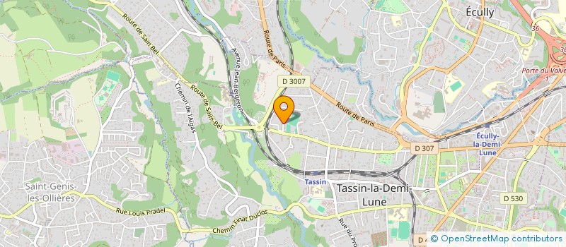 localisation de l'entreprise ESCAIM CONSULTING à TASSIN-LA-DEMI-LUNE