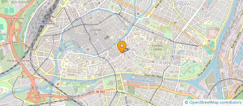 localisation de l'entreprise ESCAL à STRASBOURG