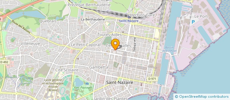 localisation de l'entreprise ESCAL'BIO  SAINT-NAZAIRE