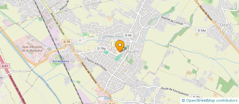 localisation de l'entreprise ESCAL'EN SCENE  ESCALQUENS