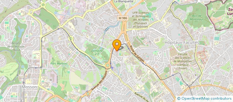 localisation de l'entreprise ESCAL' KREYOL' à MONTPELLIER