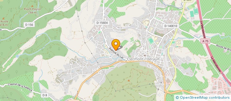 localisation de l'entreprise ESCAL MUSIQUE  CLERMONT-L'HERAULT