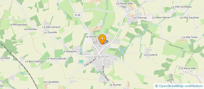 localisation de l'entreprise ESCAL SERVICES à LANGUENAN