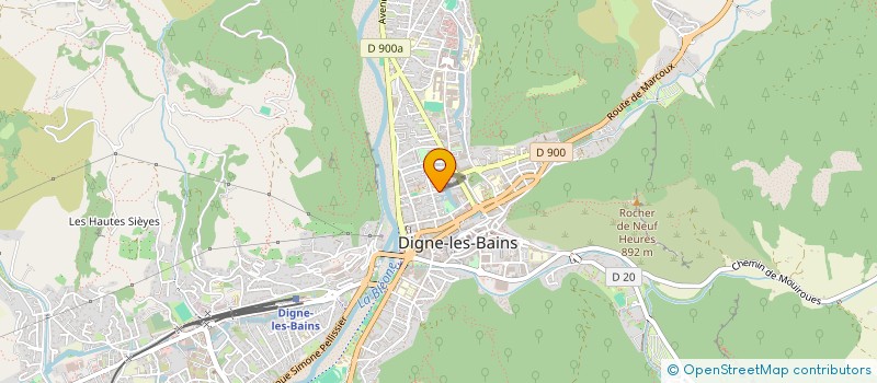 localisation de l'entreprise ESCAL SUD  DIGNE-LES-BAINS