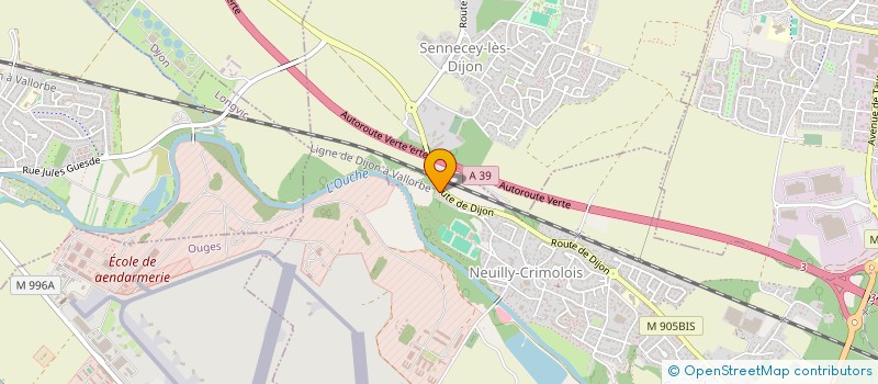 localisation de l'entreprise ESCAL2306  NEUILLY-CRIMOLOIS