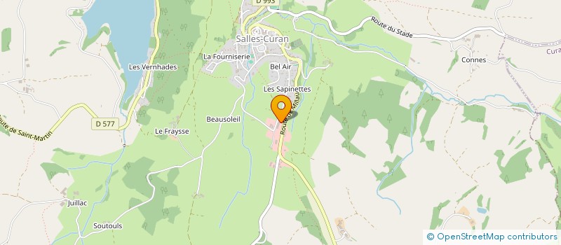 localisation de l'entreprise ESCALA  CURAN