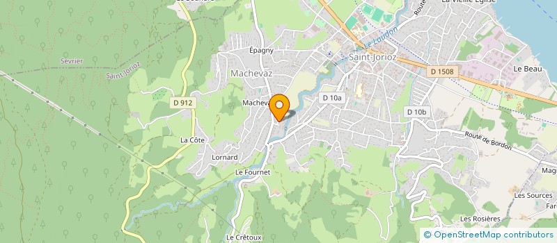 localisation de l'entreprise ESCALAC  SAINT-JORIOZ