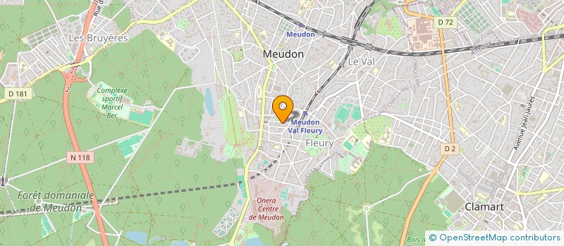 localisation de l'entreprise ESCALADE INDUSTRIE SARL à MEUDON