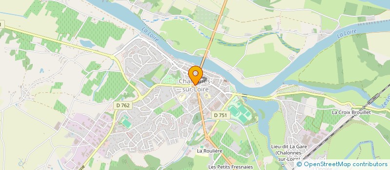 localisation de l'entreprise ESCALADE LOIRE LAYON  CHALONNES-SUR-LOIRE