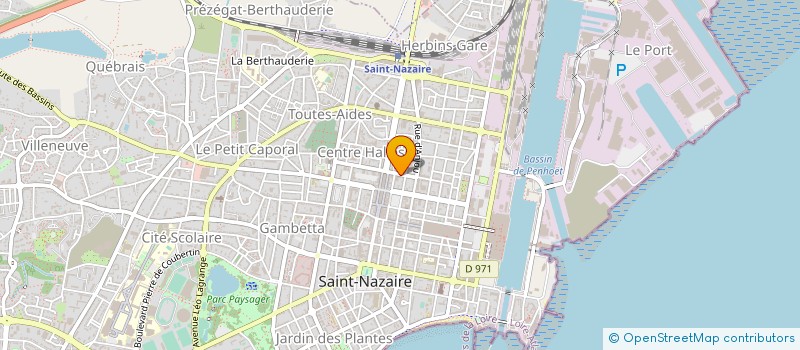 localisation de l'entreprise ESCALADO à SAINT-NAZAIRE