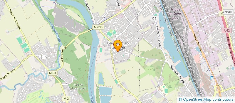 localisation de l'entreprise ESCALAMI  GAGNAC-SUR-GARONNE