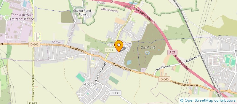 localisation de l'entreprise ESCALD  ABSCON