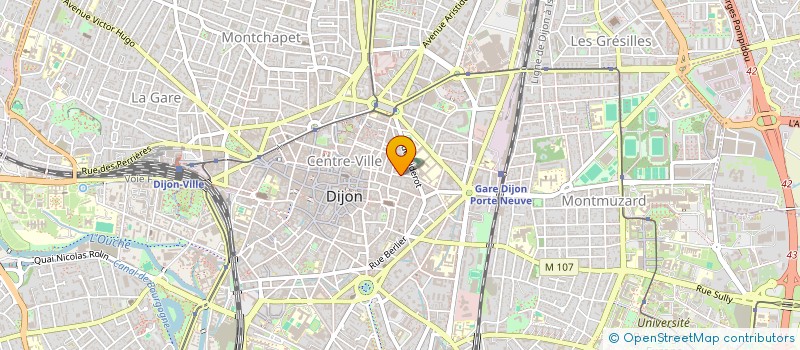 localisation de l'entreprise ESCALE 24  DIJON