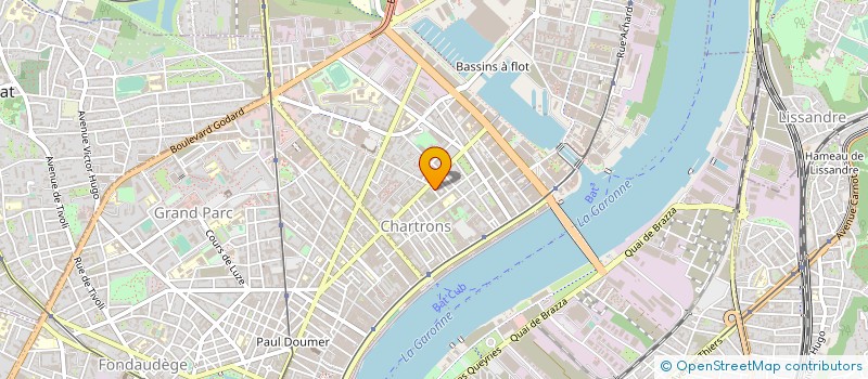 localisation de l'entreprise ESCALE à BORDEAUX