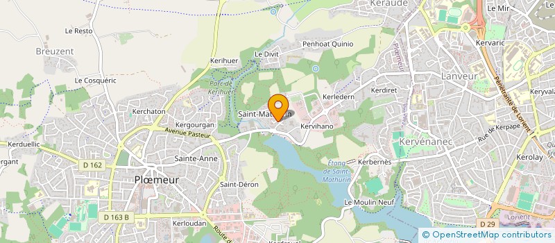 localisation de l'entreprise ESCALE 44 à PLOEMEUR