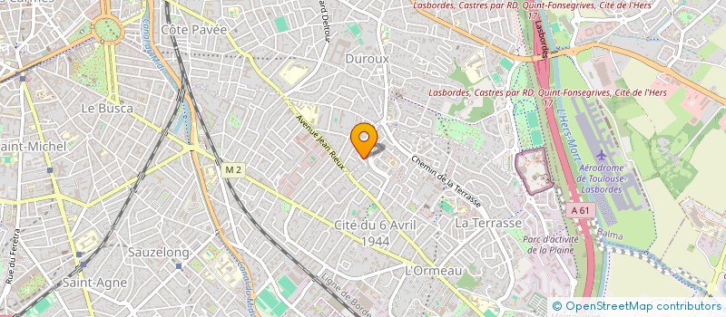 localisation de l'entreprise ESCALE à TOULOUSE